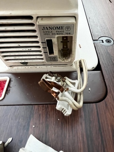 JANOME ジャノメ 昭和レトロ ミシン MODEL 804 手工芸 現状品