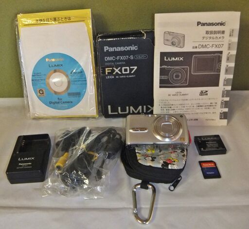 【僅少美品】Panasonic Lumix DMC-FX07 コンパクトデジタルカメラ