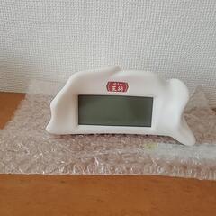 餃子の、王将オリジナルデジタル時計の画像