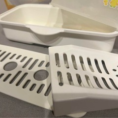哺乳瓶消毒器　電子レンジ　コンパクト　哺乳瓶　消毒器　蒸し器　出産準備の画像
