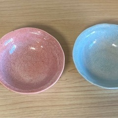 ペア小皿パステルカラーの画像