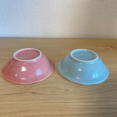 ペア小皿パステルカラーの画像