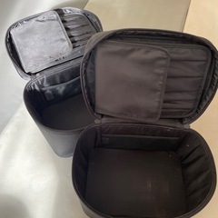 無印良品　ナイロンメイクボックス　2個セットの画像