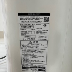 空気清浄機　加湿器　パナソニック　プラズマクラスター　　の画像