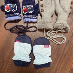 ベビー&キッズ　帽子　手袋　色々❣️雪遊び　そりの画像