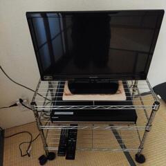 液晶テレビ  ブルーレイレコーダー ラック 3点まとめて