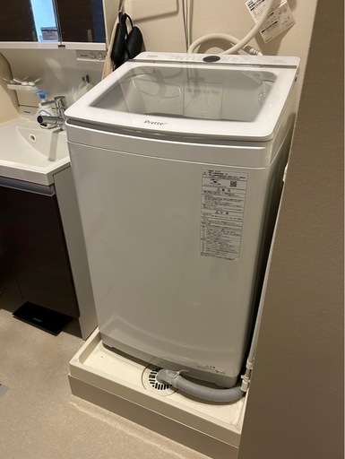 8キロ・アクア洗濯機・綺麗