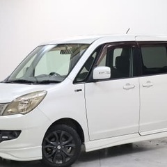🚗乗り降りしやすいスライドドア✨スズキ ソリオ 　ブラック＆ホワイト２