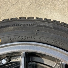 185/65R15インチ　スタッドレスアルミ4本セットの画像