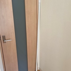 ナスタ ランドリーポール 室内専用 1.0m~1.7m ホワイトXグレーの画像