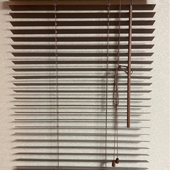 ニトリ　木製ブラインドの画像