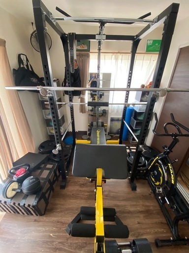 自宅トレーニング　パワーラックセット