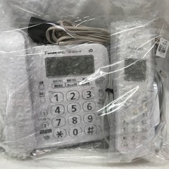 Panasonic コードレス電話機 子機付VE-GD27-W