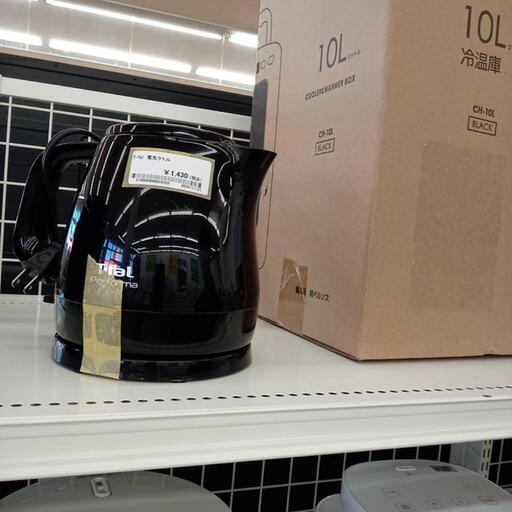 ★ジモティ割あり★ T-fal　電気ケトル　ブラック　クリーニング済　YJ4525