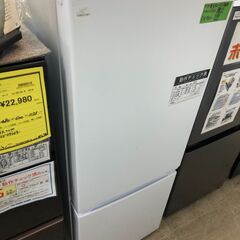 価格見直しました！ヤマダ yselect YRZF15J ヤマダオリジナル 2ドア冷蔵庫 156L 2022年 ひとり暮らし 自動霜取り 一人暮らし 二人暮らし 省エネ 1人暮らし 2人暮らし おしゃれ クリーニング済 堺市 石津【ジャングルジャングルサカイ石津店】