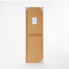 無印良品壁に付けられる家具ミラー　オーク材　中の画像
