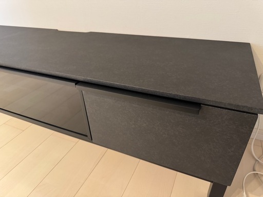【検討中】テレビ ローボード 黒調 ほぼ新品 幅150cm サザビー150TVB-L　