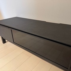 【検討中】テレビ ローボード 黒調 ほぼ新品 幅150cm サザ...
