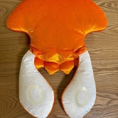 【取引中】スプラトゥーン　ぬいぐるみ　イカ　オレンジ色の画像