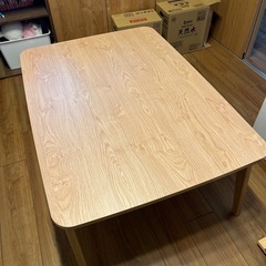 【値下げしました】北欧デザイン　家具調こたつ　75cm✖️105cm　