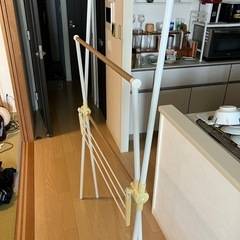 決まりました　便利　ランドリーラック　洗濯物干しの画像