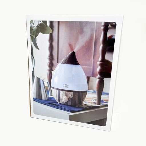 アウトレット☆アロマLED加湿器 ウッドムード EF-HD04VIM