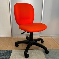 オフィスチェア 自宅用 オレンジ