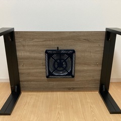 ニトリ ブラウン 木製 長方形こたつテーブル 約105cm x 70cmの画像