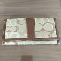 COACH　長財布　ブラウンの画像