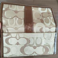 COACH　長財布　ブラウンの画像