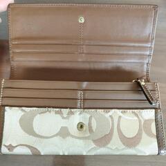 COACH　長財布　ブラウンの画像