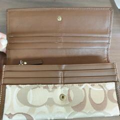 COACH　長財布　ブラウンの画像