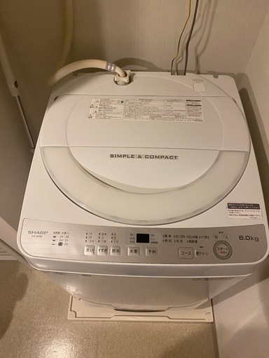 SHARP 6kg 洗濯機