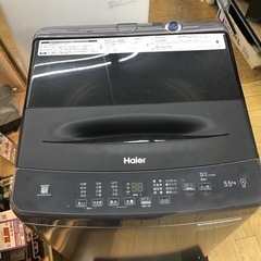 #K-16【ご来店頂ける方限定】 Haierの5、5Kg洗濯機です