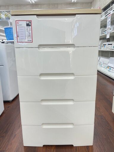 ★ジモティ割あり★ アイリスオーヤマ 衣装ケース 白 H100×D41.5×W56 クリーニング済み TJ9848