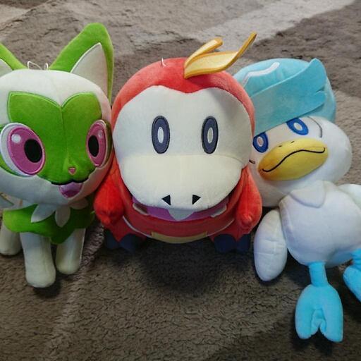 『SOLD』✨新品・未使用✨ポケットモンスターでっかいぬいぐるみ～ニャオハ・ホゲータ・クワッス～セット！