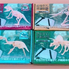 〘新品〙 恐竜化石発掘体験キット 4点セット