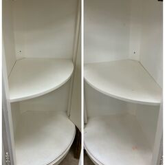 【値下げしました】キャビネット ショーケース ガラスケース アンティーク ロココ調 大型家具 No.1684● ※現金、クレジット、スマホ決済対応※の画像