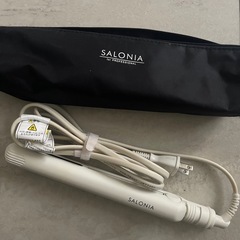 SALONIA(サロニア)ヘアアイロン ホワイト