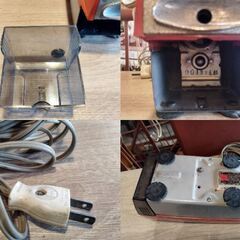 昭和レトロ ナショナル 電気 鉛筆削り えんぴつけずり KP-11 赤 レッド　/MJ-1025 2Fの画像