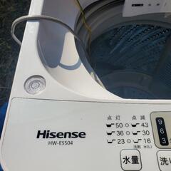 予定者決定美品！洗濯機 Hisense5.5kg