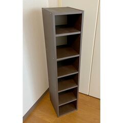 無印良品 パルプボードボックス・フリーラック（幅25×奥行29×高さ109cm）（塗装済み）の画像