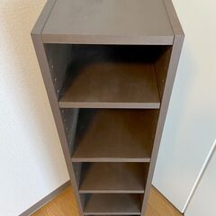 無印良品 パルプボードボックス・フリーラック（幅25×奥行29×高さ109cm）（塗装済み）の画像