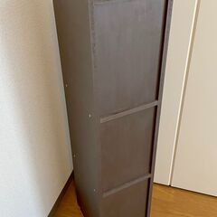 無印良品 パルプボードボックス・フリーラック（幅25×奥行29×高さ109cm）（塗装済み）の画像