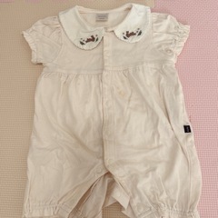 futa futa襟付きロンパース【60〜70】