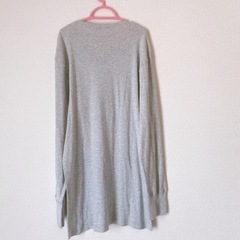 Paul Smith グレー Vネック 長袖カットソー Lの画像