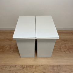 【美品・2個セット】無印良品　ゴミ箱フタ付き（20L袋用）
