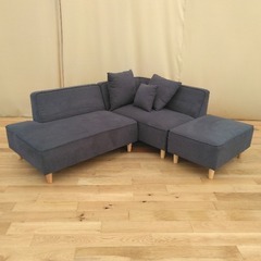 ≪引取り限定≫3人掛け コーナーソファ 66273円 80000926