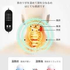 新品未開封☆ネット価格¥5790 【睡眠の専門家監修】Soomil 枕 低反発 首枕 首が痛くならない まくら 安眠枕 ネックピロー 温めて首を伸ばす 5段階温度調節温熱枕 首や肩の負担にならない 通気性 カバー洗濯可 誕生日プレゼント 男性 女性 ギフト 母の日 父の日 (ダークグレー)の画像
