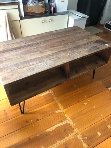 無垢リビングテーブル　　106.5cm ×58cm×46cm